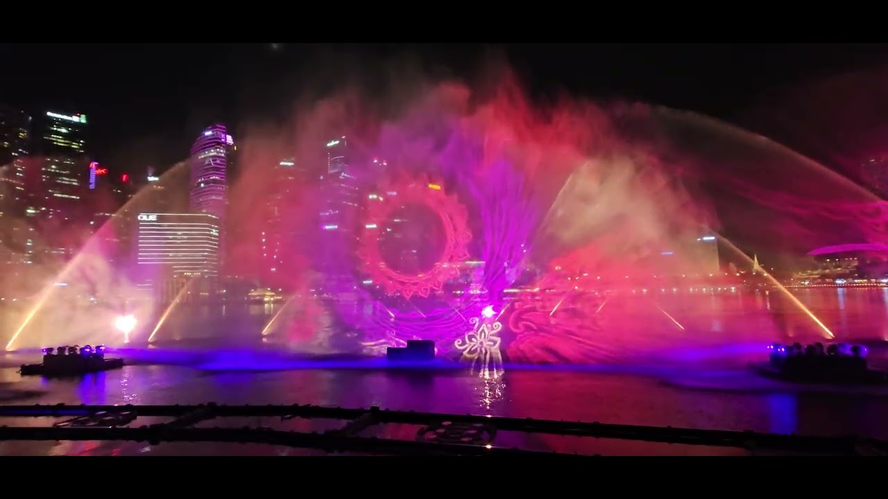 Spectra - a light & water show | marina bay sands singapore