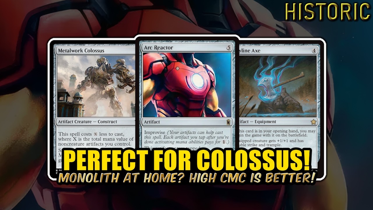 Monolith At Home? Or Perfect For Colossus? Arc Reactor MUD | Historic BO3 | MTG Arena