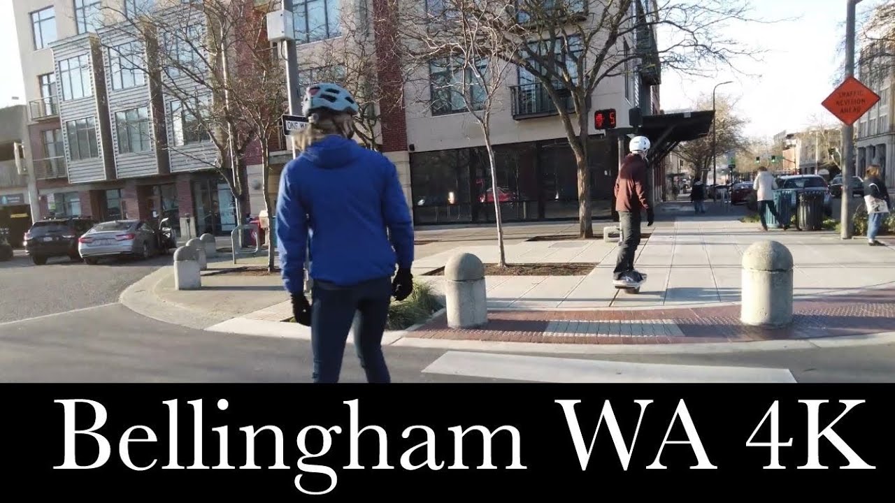 Bellingham Wa🇺🇸 Downtown 4K Walk Video 2021 Winter)