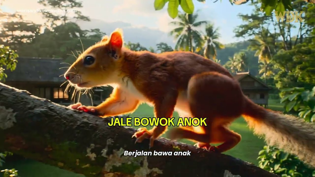 Halim Yazid -  Anak Tupai | Lirik & Subtitle