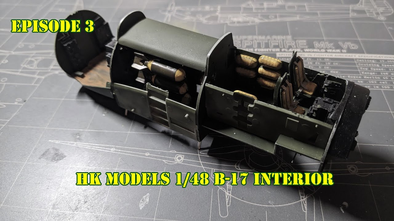 1/48 B-17 Flying Fortress Episode 3 The HKM Interior