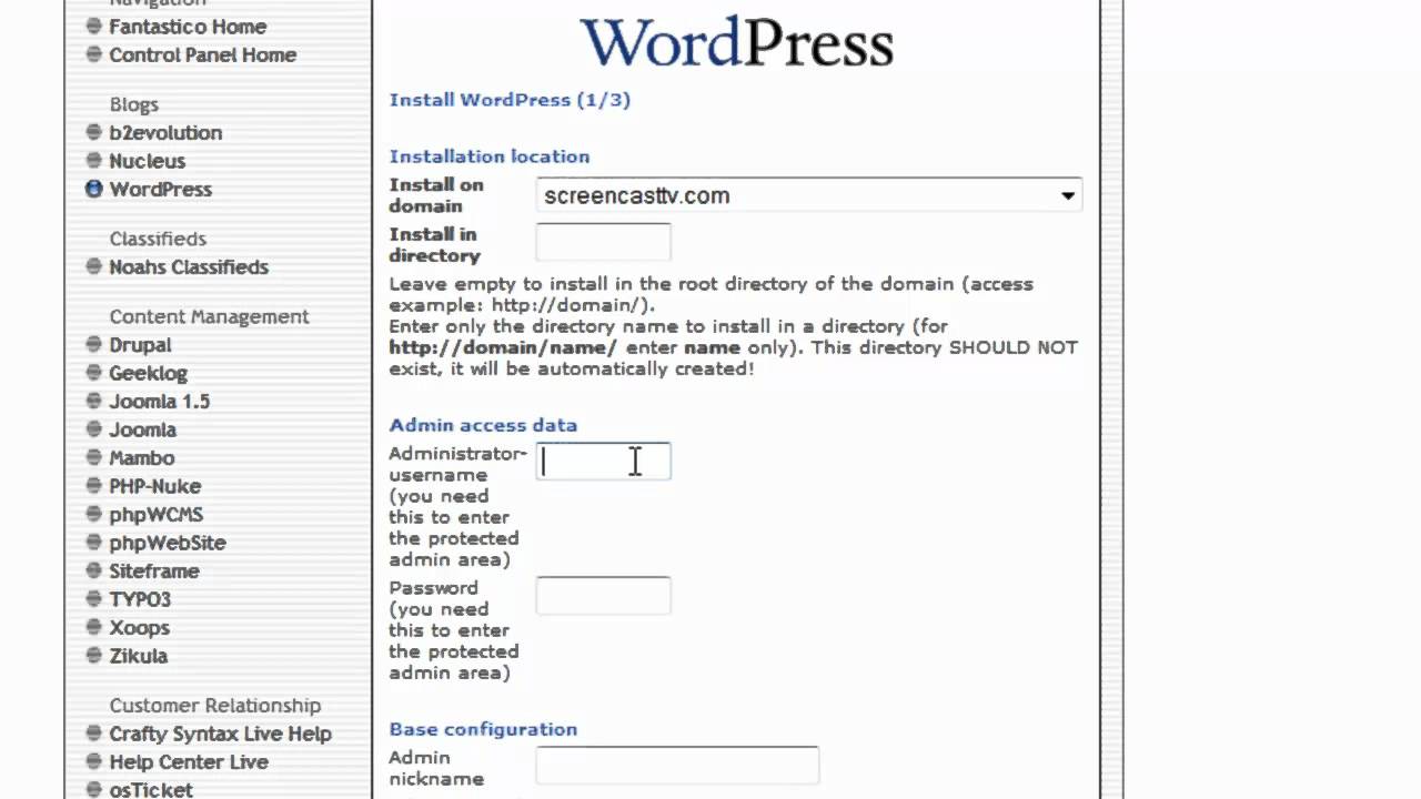 Learn Wordpress Tutorials - How To Install A Wordpress Blog