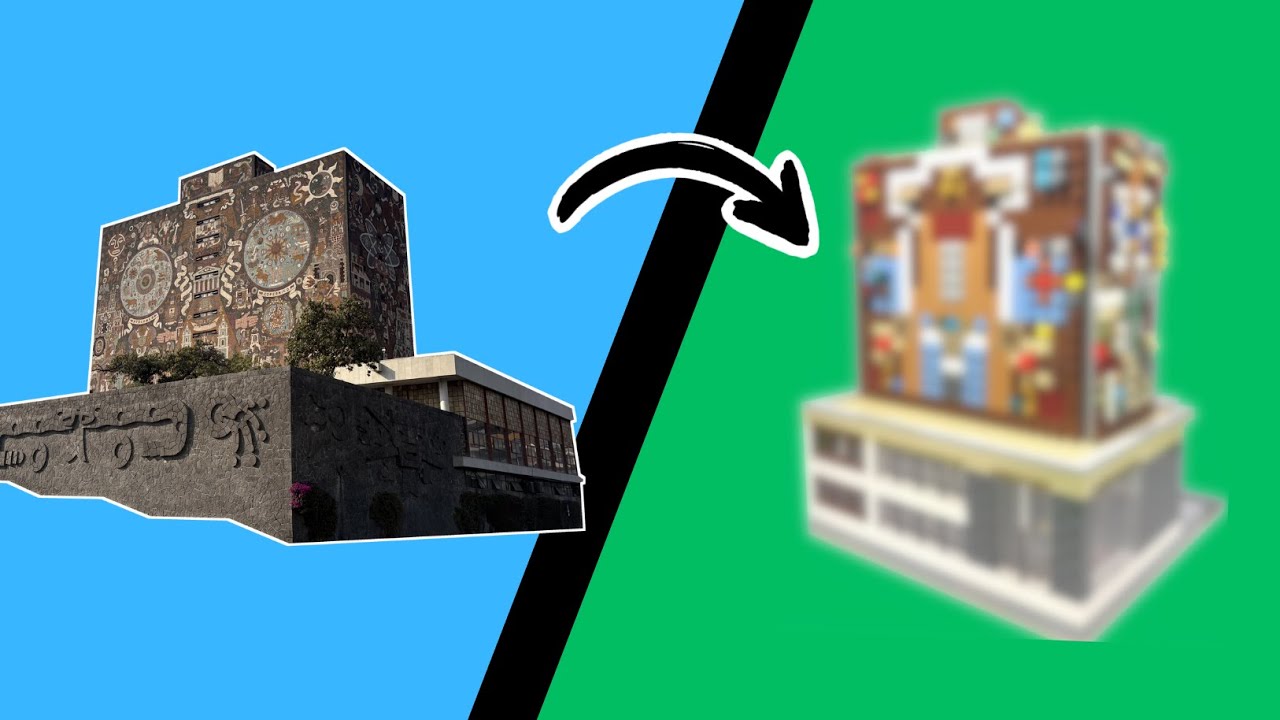 CONSTRUÍ la BIBLIOTECA CENTRAL de la UNAM en LEGO