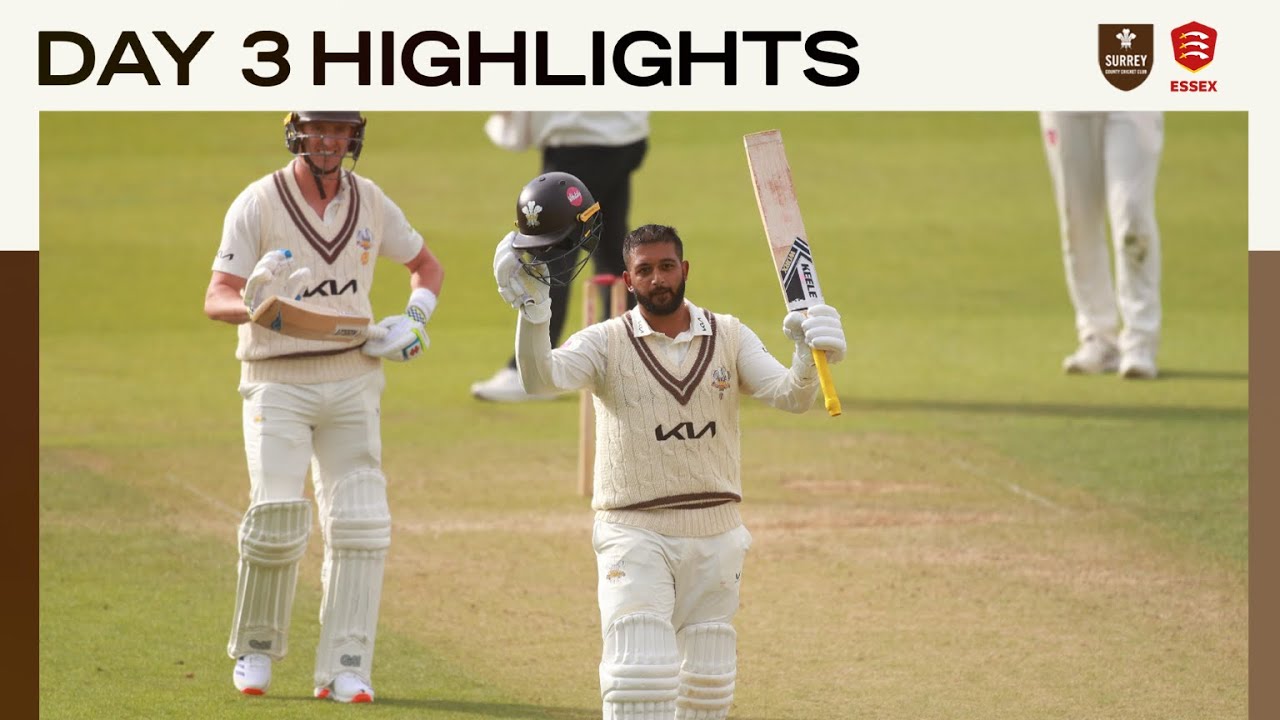 STUNNING Ryan Patel Century puts Surrey in control
