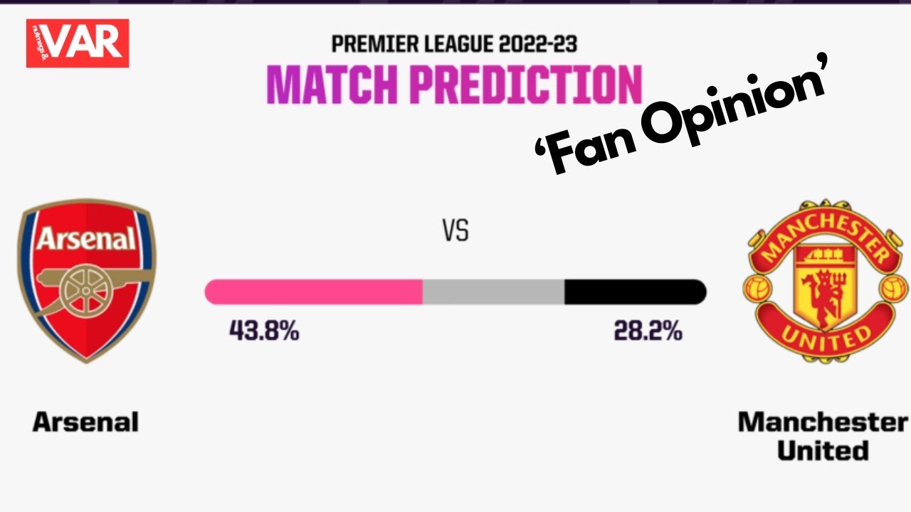 Who Will Win At The Emirates Stadium? Arsenal VS Manchester United Preview