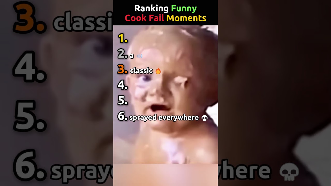 Ranking Funny Cook Fail Moments #cooking #tiktok
