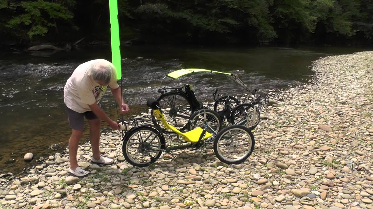 Recumbent Trike Canopy, 2014-07-08, Hood, ActionBent, Greenspeed