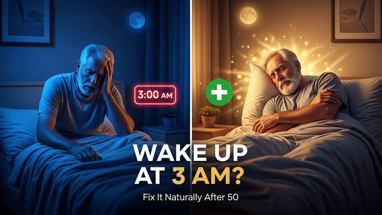 Why You Wake Up at 3 AM After 50 (And How to Fix It Naturally)