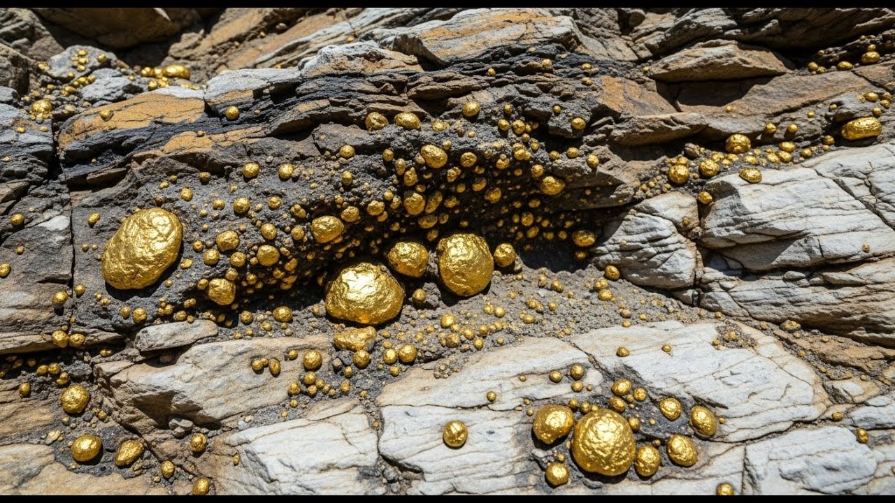 Prospecting for Gold in Raw Earth - Unbelievable Haul