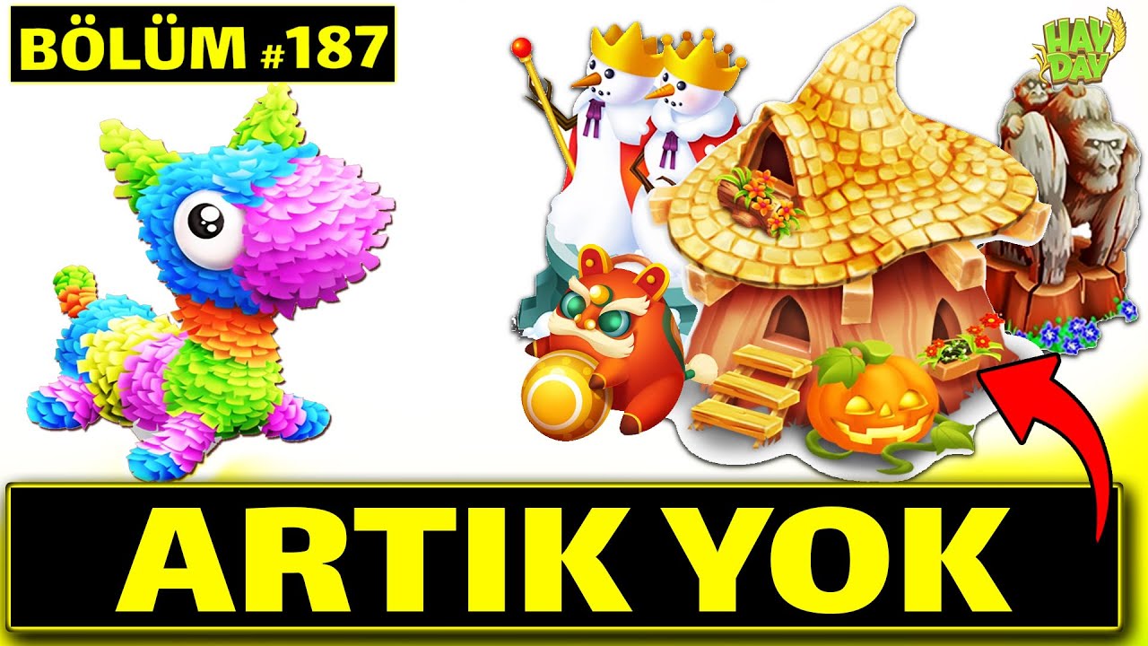 Hay Day Oyuncularının Çoğu Bu Eski Dekorları Hiç Görmedi 😱 | Old Decor