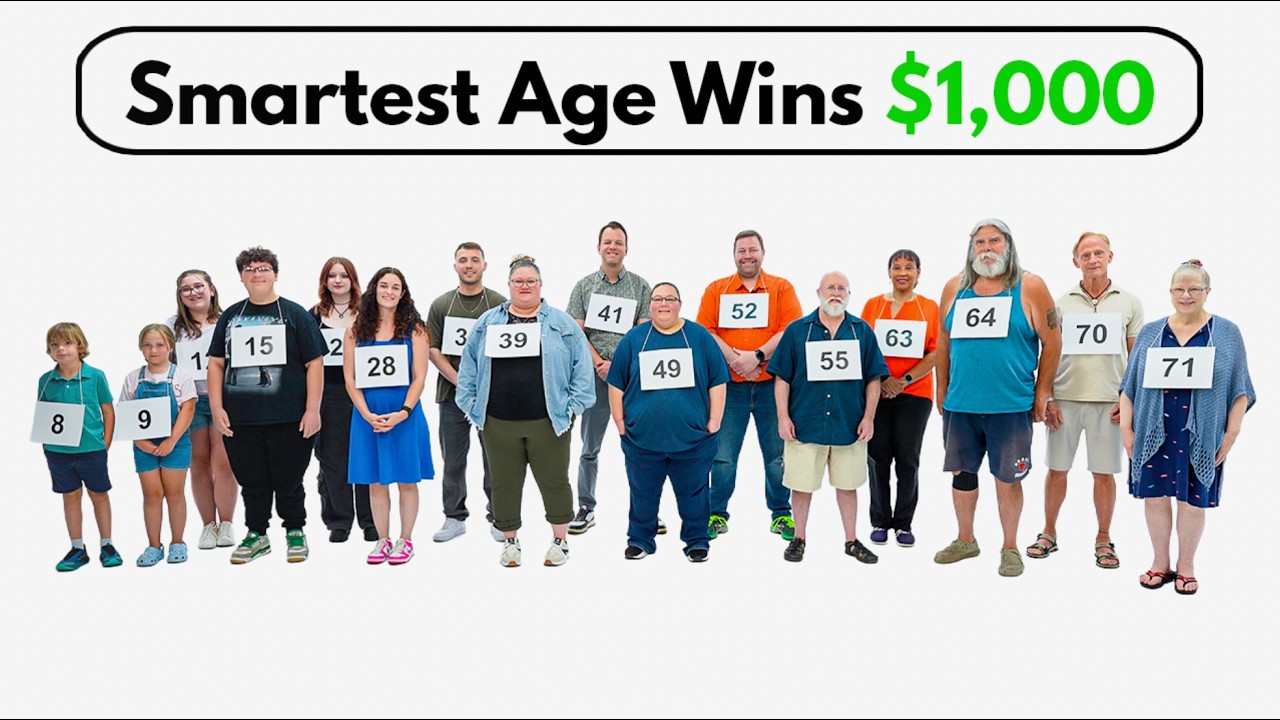 Ages 1 - 80 vs General Knowledge Quiz