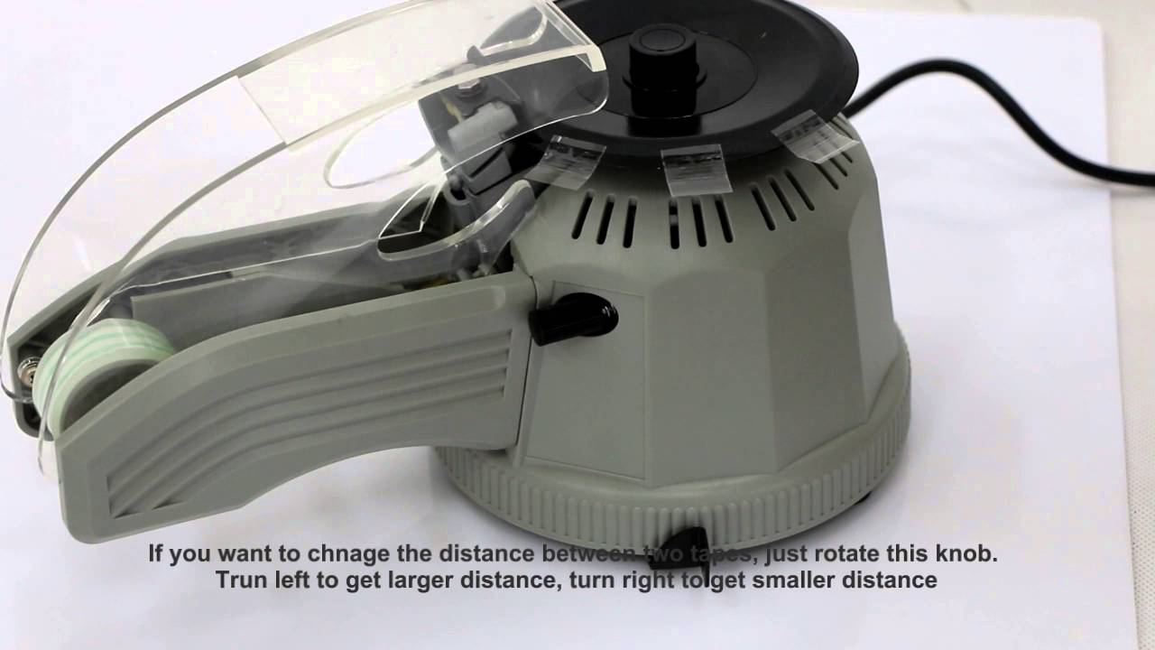 ZCUT-2 automatic  tape dispenser operation demo
