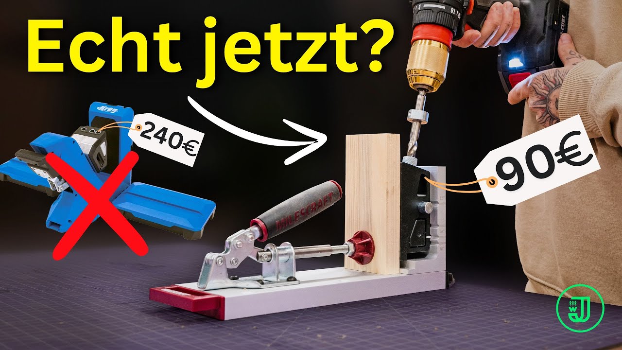 Kauf dir KEIN KREG POCKET HOLE Jig ❌👉 sondern... 🤫 | Jonas Winkler