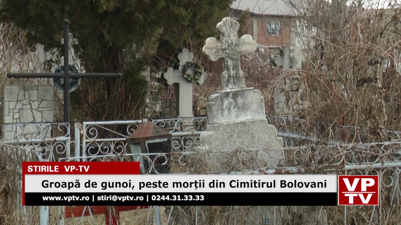 Groapă de gunoi, peste morții din Cimitirul Bolovani