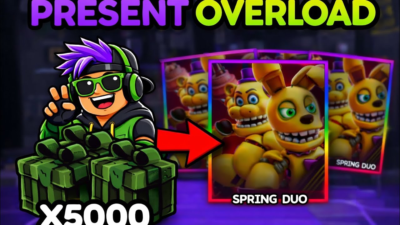 Opening 5000 presents in fnaf td 2