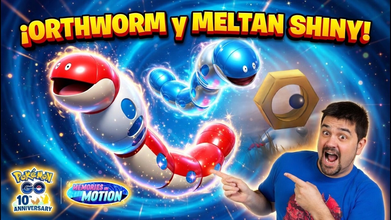 🛡️ Nuevo EVENTO con el DEBUT de ORTHWORM SHINY y   🚨 &iexcl;VUELVE Meltan SHINY en Pok&eacute;mon GO!