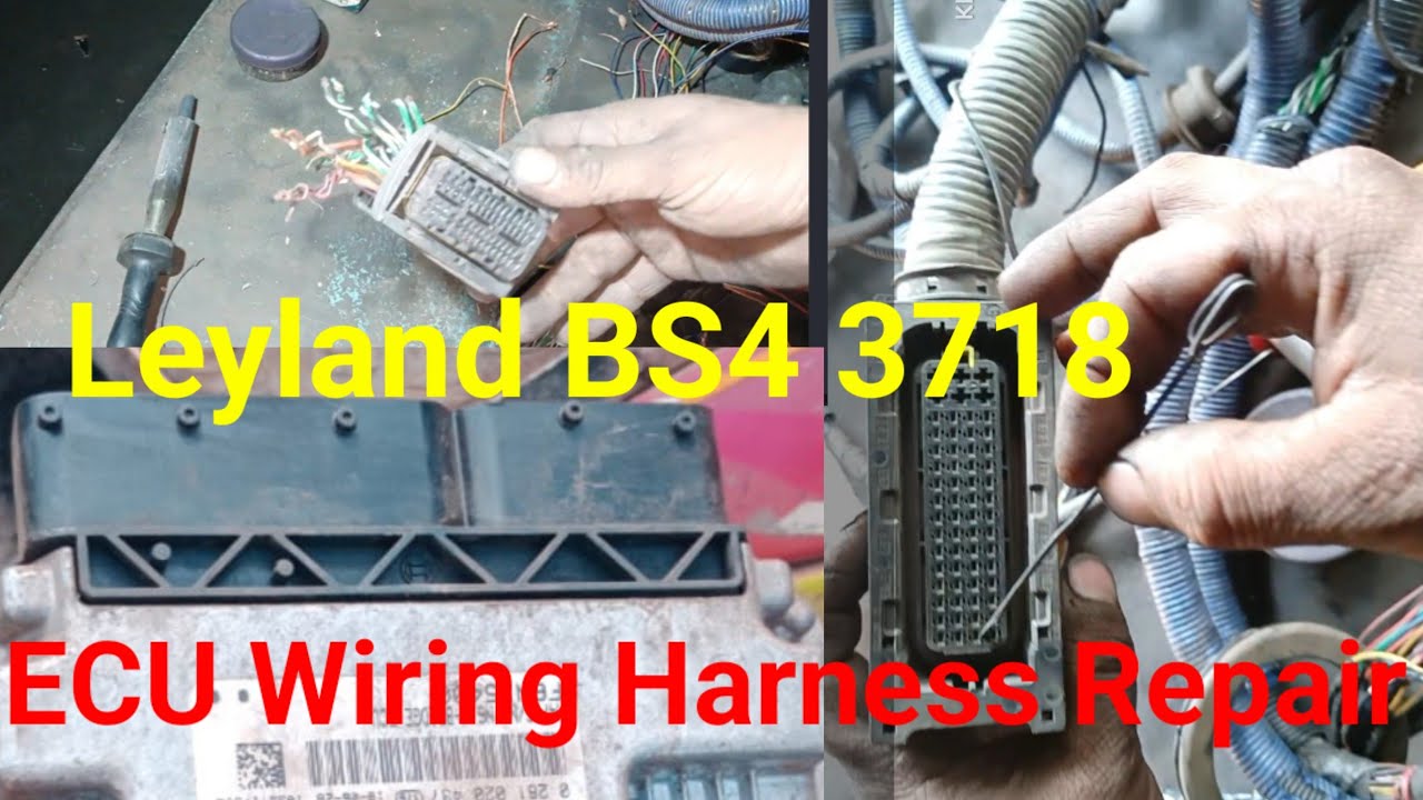 Wiring Harness Repair,ECU Wiring Repair,Leyland BS4 3718,ECM Wiring Repair. Truck Wiring Harness.