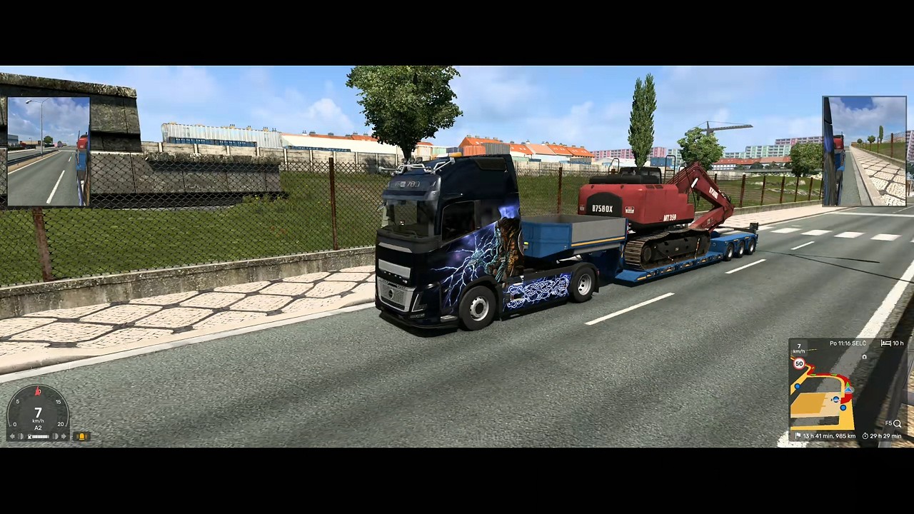 Euro Truck Simulator 2 - Volvo 780, podvalník a náklad Praha - Zadar Chorvatsko #ets2 @questcorecz