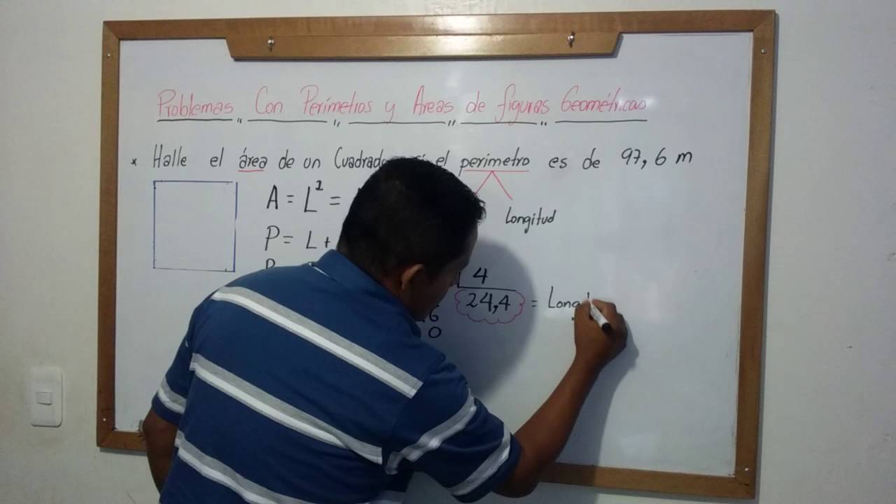 PROBLEMAS DE &Aacute;REAS Y PER&Iacute;METROS