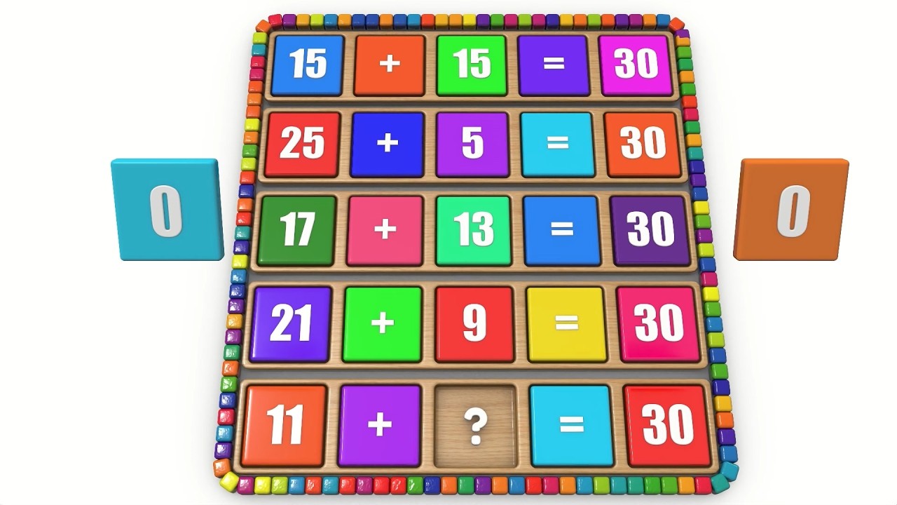 Задачи на сложение для дошкольников | Видеоуроки по математике для дошкольников
