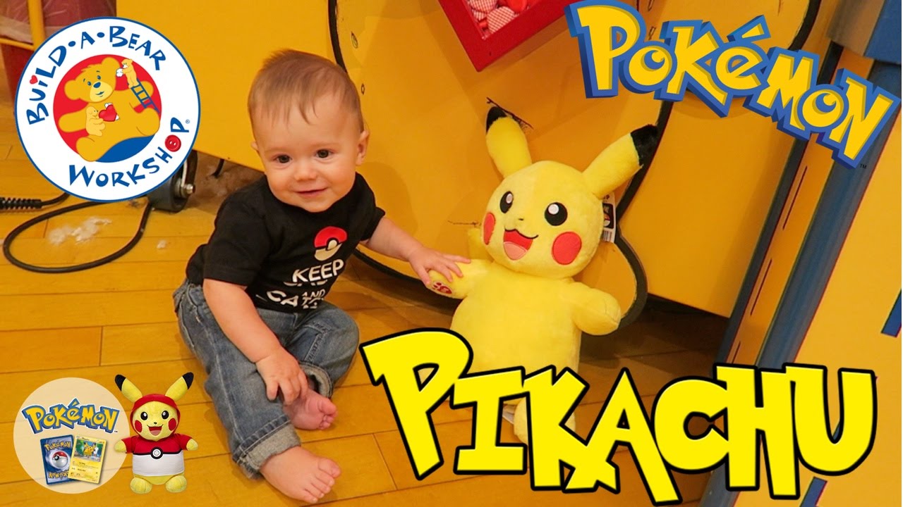 BUILD A BEAR- PIKACHU!!