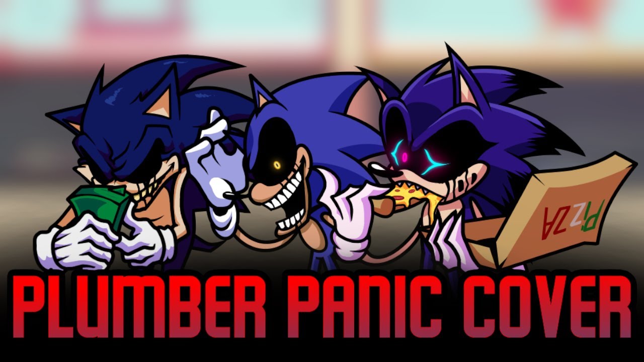 HEDGEHOG HAVOC - Plumber Panic but it's Sonic.exe || Mario FNF Port V2 [+Vocal FLP]