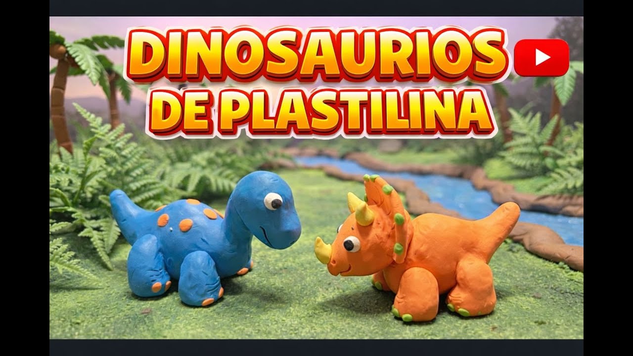 Dinosaurios de Plastilina Paso a Paso | Para Niños