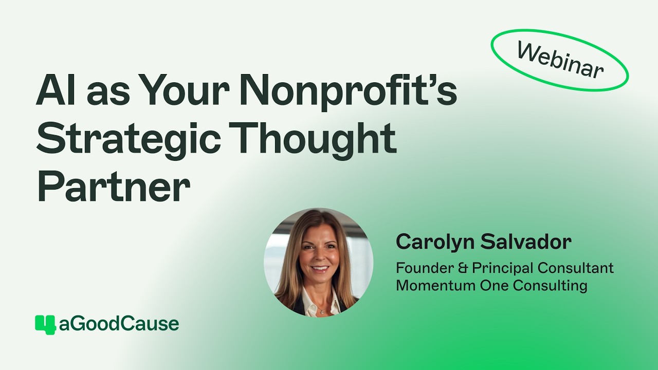 AI for Nonprofits: Building Your AI Dream Team to 10X Nonprofit Capacity