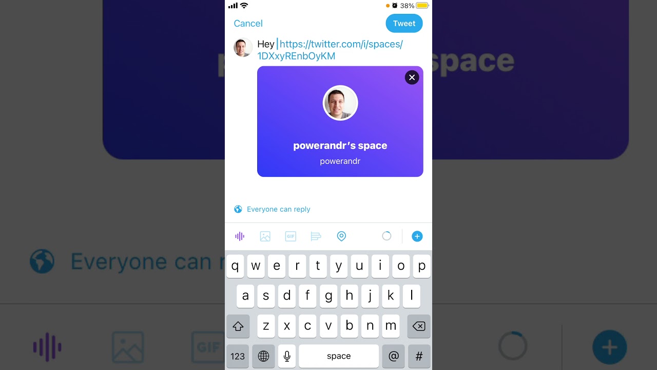 How to START A SPACE in TWITTER?