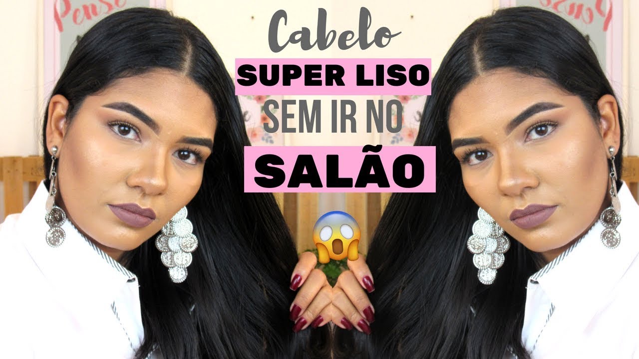 Como deixar o cabelo SUPER LISO em casa ??? Dicas e Truques de sal&atilde;o #cabelo #cabeloliso