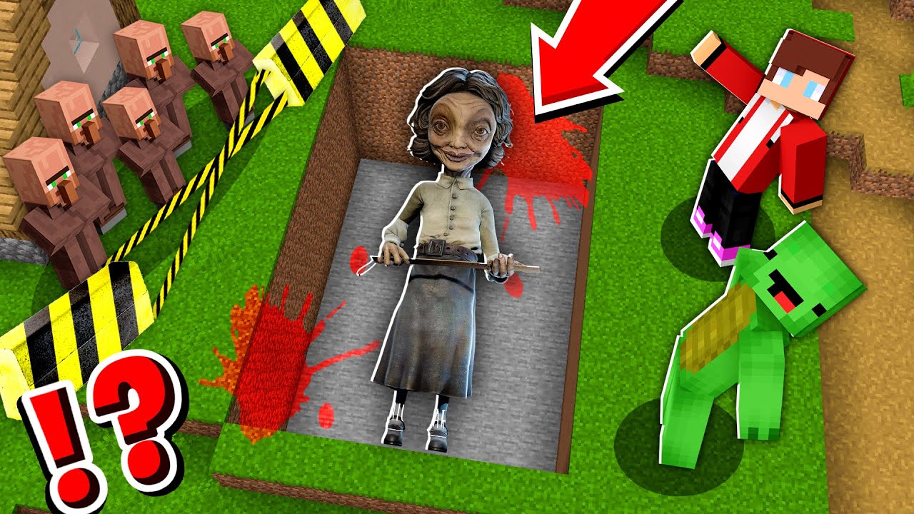 JJ and Mikey Found Buried TEACHER LITTLE NIGHTMARES 3 in Minecraft! - Maizen