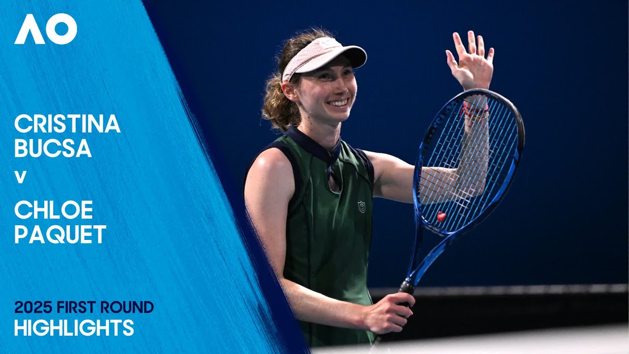 Cristina Bucsa v Chloe Paquet Highlights | Australian Open 2025 First Round