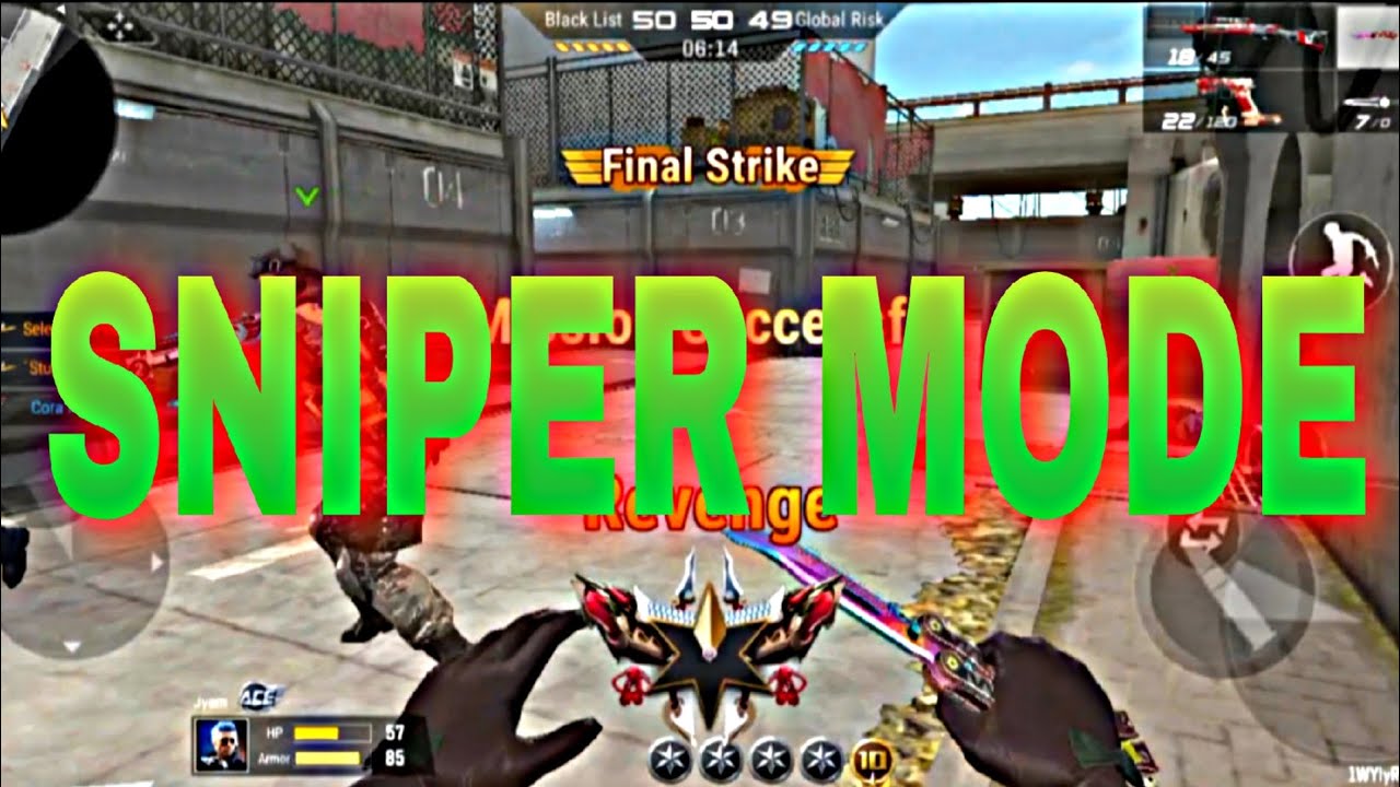 HOW TO USE SNIPER BEST QUICK SCOPE ( CROSSFIRE LEGENDS )