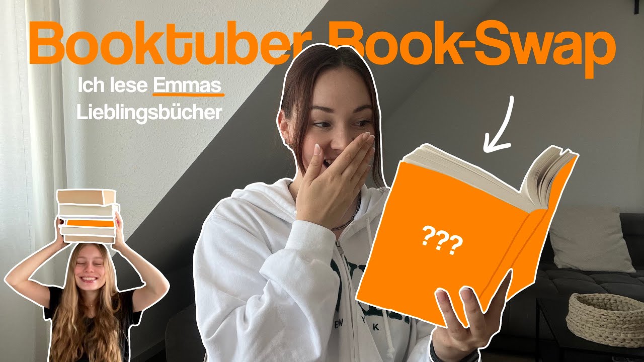 Wir haben unsere Lieblingsbücher getauscht!!📚🎬🧡 