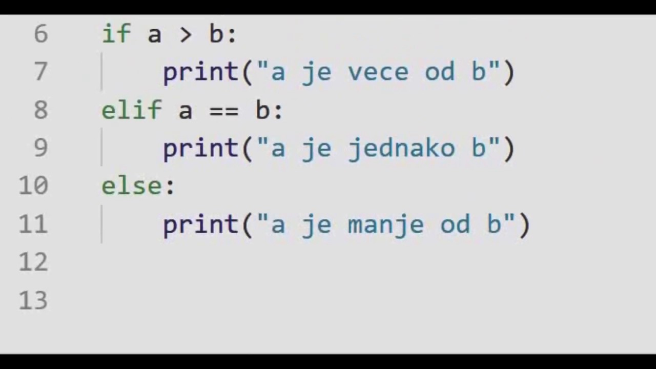 Python - 2. IF, AND, OR, ELSE, ELIF Funkcije