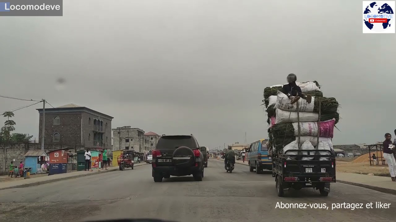 VILLE DE POINTE - NOIRE   Partie 1 . Itinéraire jusqu'à MONGO KAMBA MARCHE