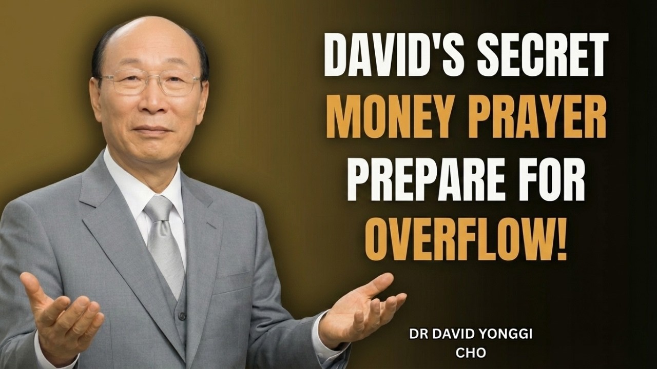 King David's Secret Money Prayer — Repeat It 9 Times and Prepare for Overflow! | YONGGI CHO