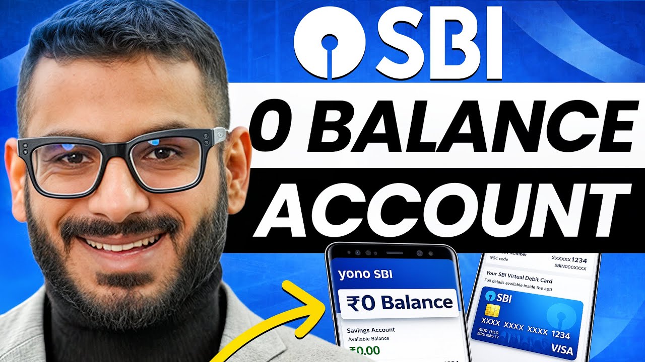 SBI Zero Balance Account Opening Online | SBI Account Opening Online