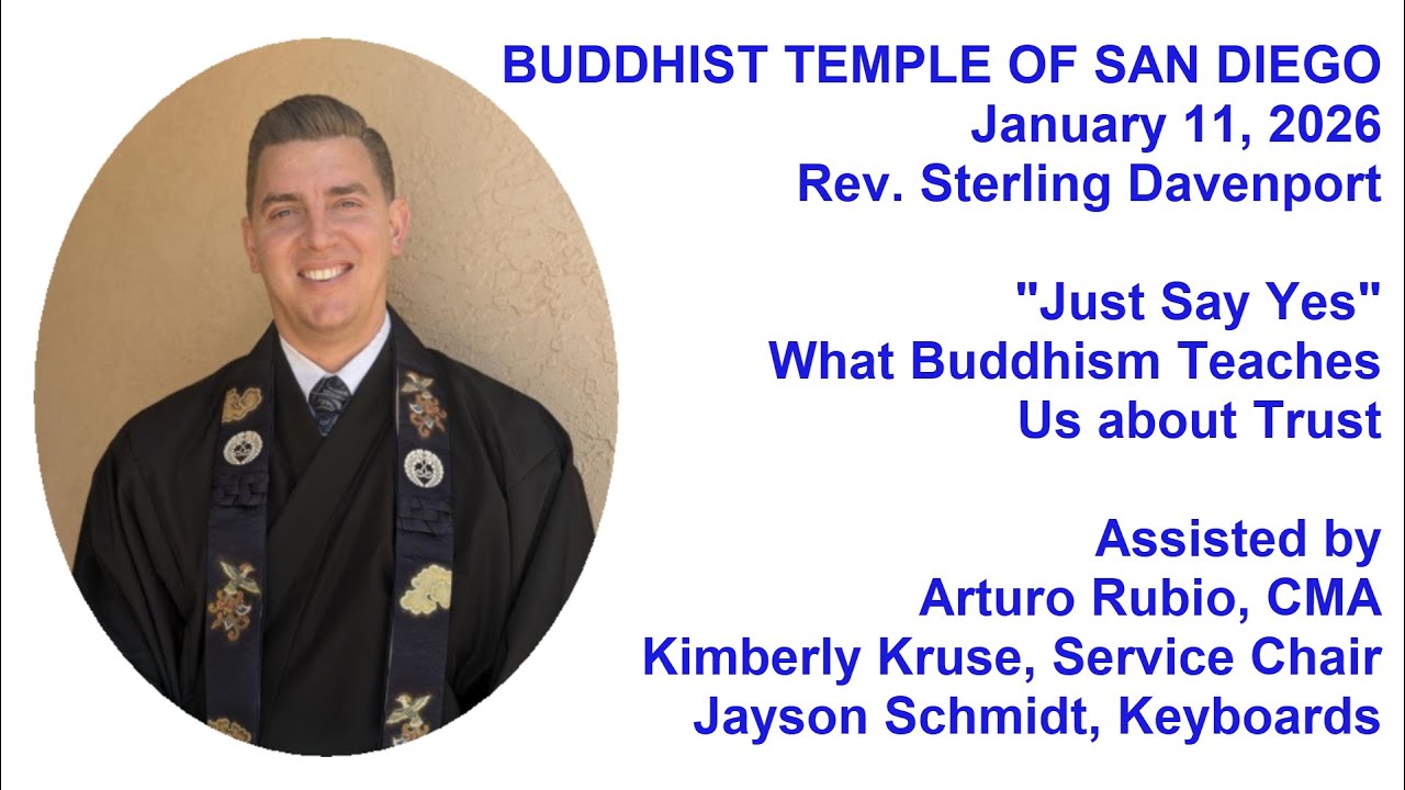 LIVE BTSD Dharma Family Service Jan. 11, 2026 with Resident Minister, Rev. Sterling Davenport