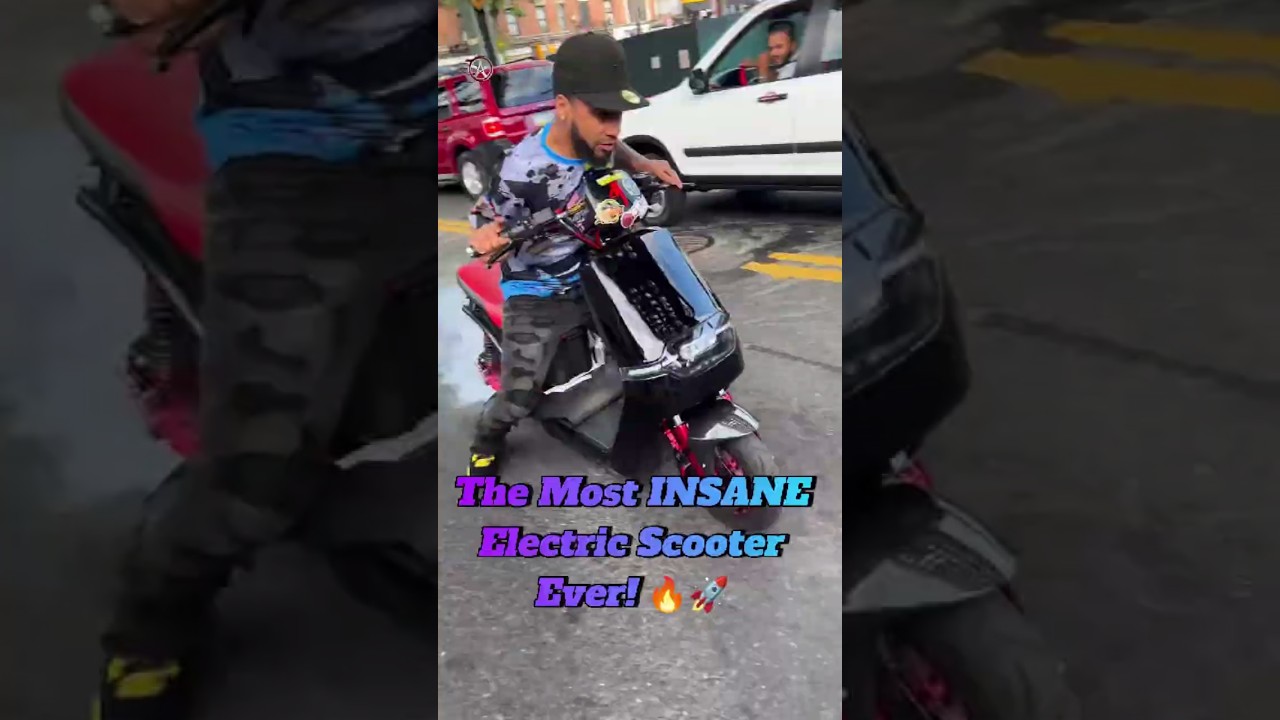 Electric Scooter on Steroids! 😱⚡ NYC's Fastest E-Scooter Acceleration Test!