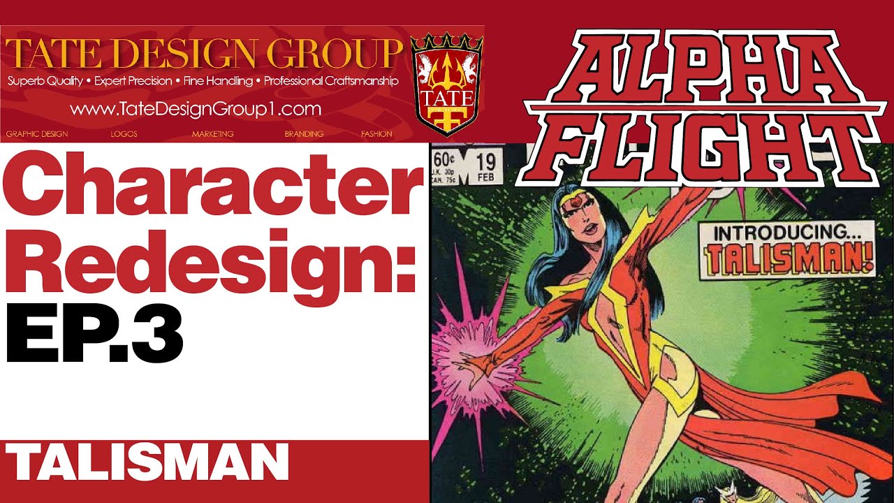 Talisman Alpha Flight Animation Character Redesign. Part 3