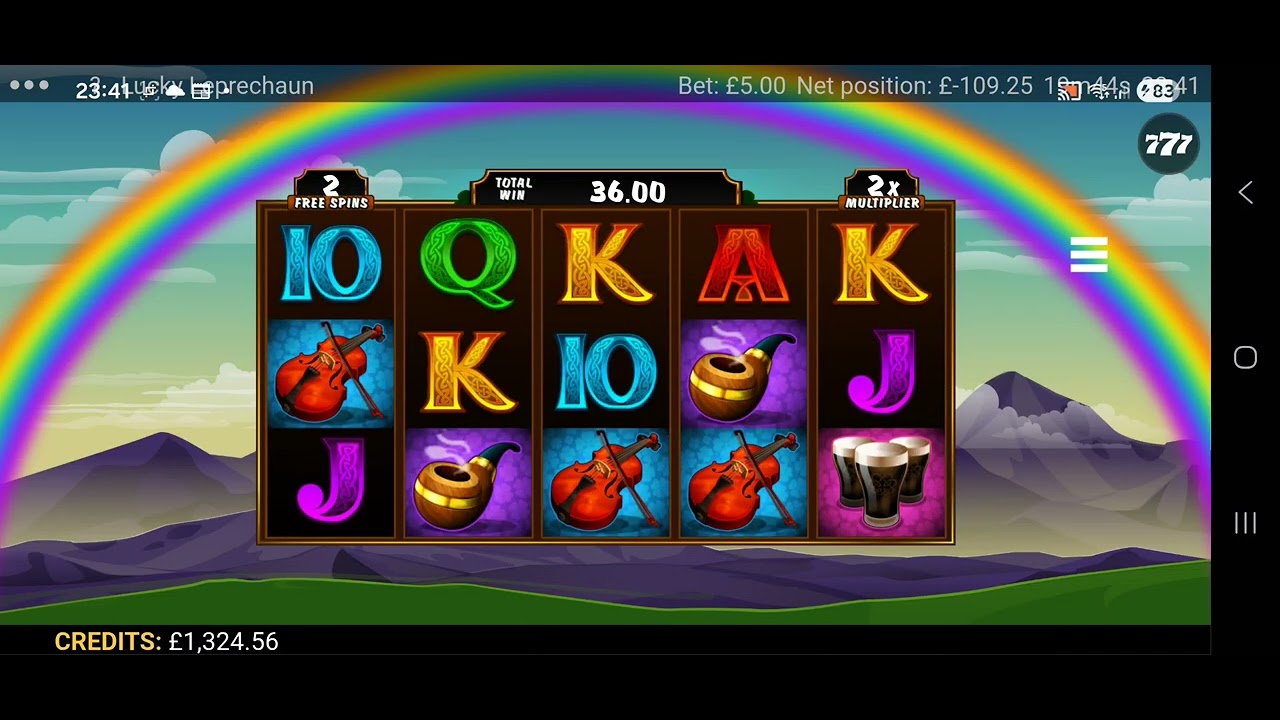 Lucky Leprechaun Clover bonus fantastic win! 