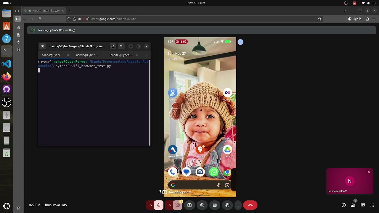 Android GUI testing automation test -Appium