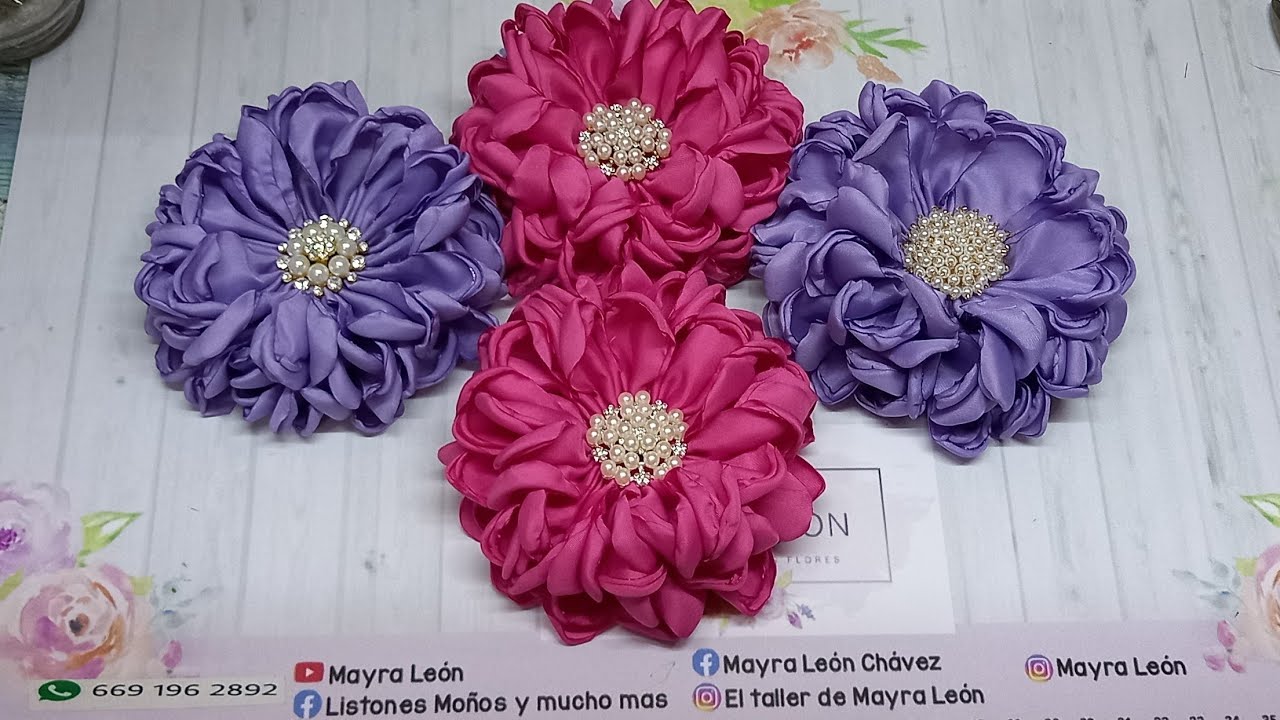 flor de dedo con tela forro liso muy económica |paso a pasó |@mayraleon4265