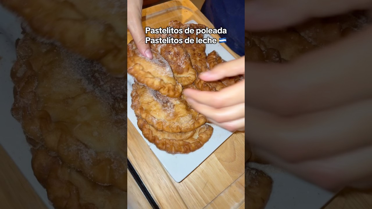 #pastelitos de poleada o de leche #receta #sahm #youtubeshorts