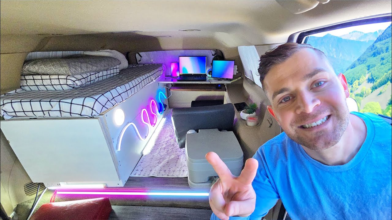 Van Life Gaming On 1 Gig Speed Internet (Ultimate SUV Camper Setup)