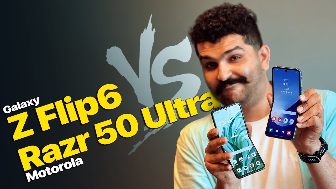 رقابت جدیدترین تاشوهای بازار 🔥 Galaxy Z Flip6 در برابر Razr 50 Ultra