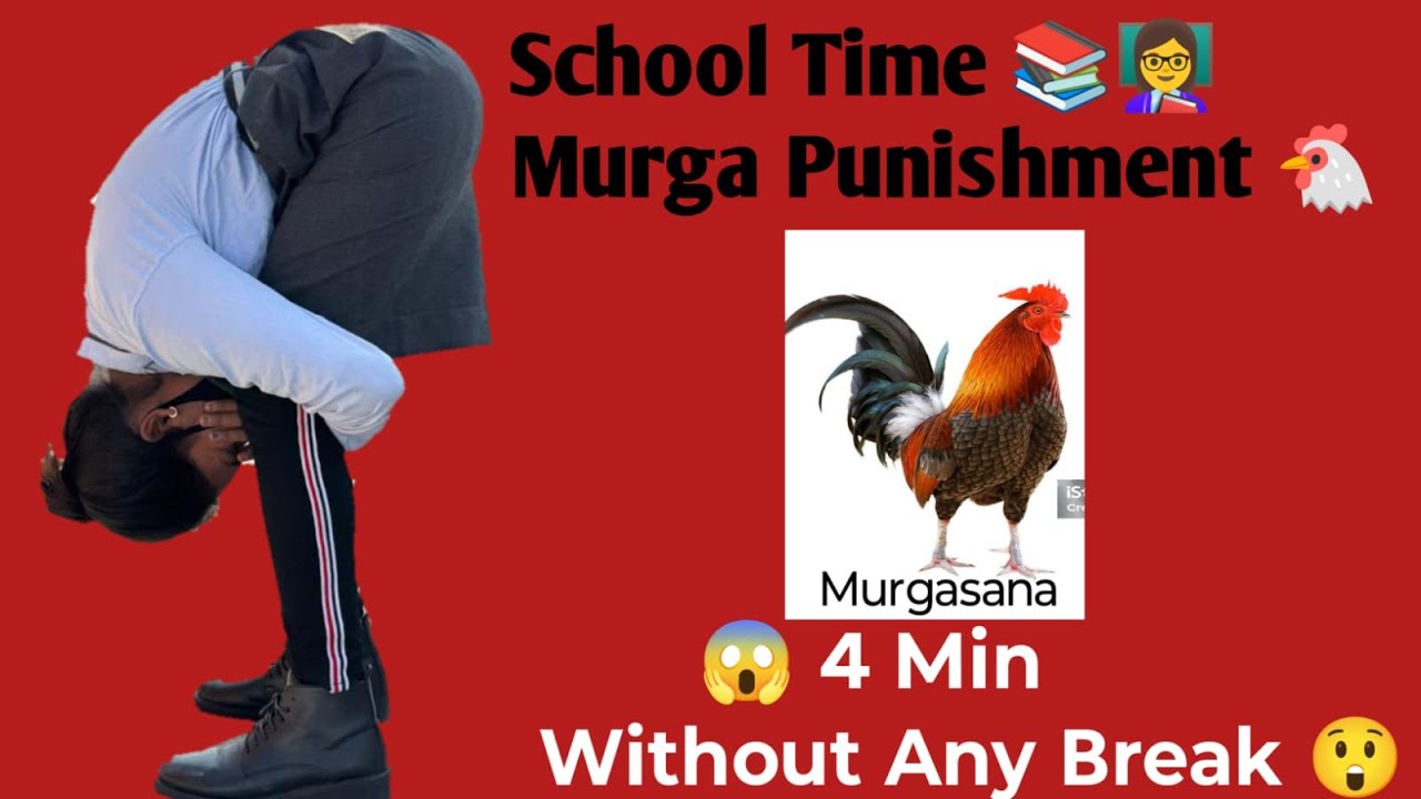 School Time Murga Punishment | School Girl Murga | Yoga Girl Murgasana |@yogaanytime_with_NK