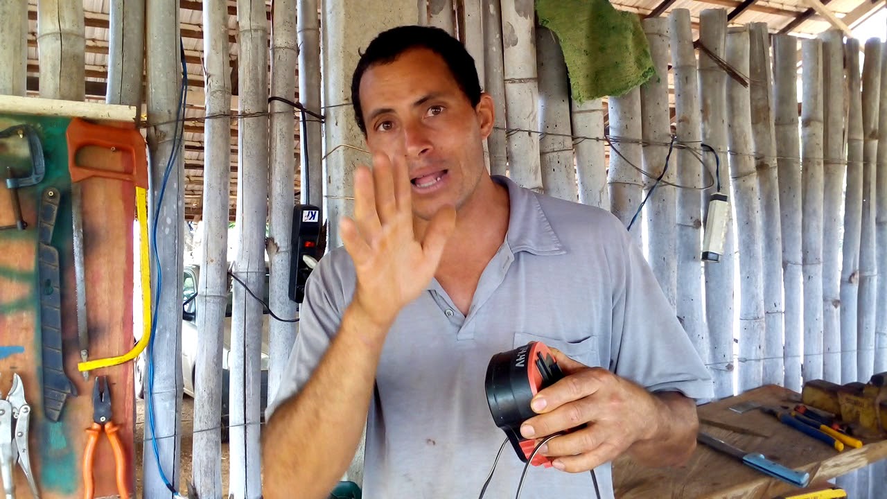 Como mudar a sua parafusadeira a bateria pra fio.
