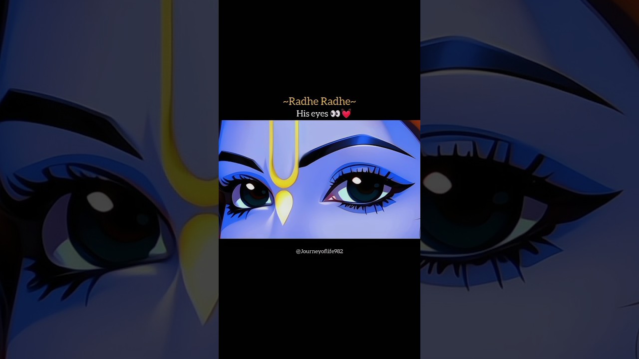 Most beautifull eyes....💗🧿|| Krishna status || 